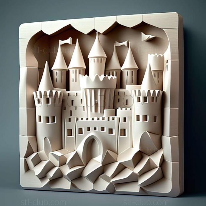 3D model white castle (STL)